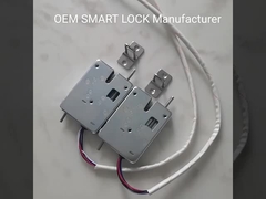 OEM DC 24V ไฟฟ้าโซลินอยด์ล็อคป้องกันการงัดสำหรับแบตเตอรี่ที่ใช้ร่วมกันล็อคเกอร์